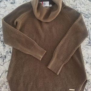 Chunky Duffle Sweater in olive green. New w/tags.